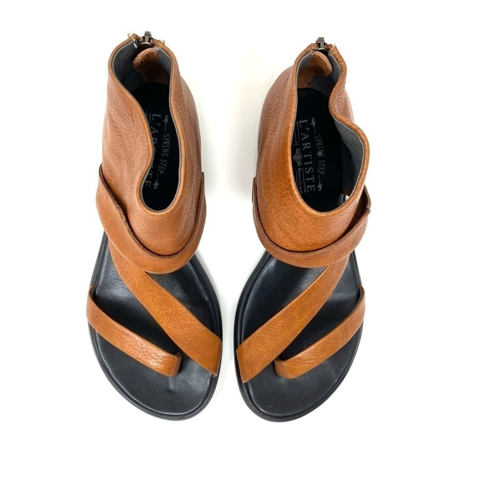 Spring Step Tan Sandals - Picture 6 of 7